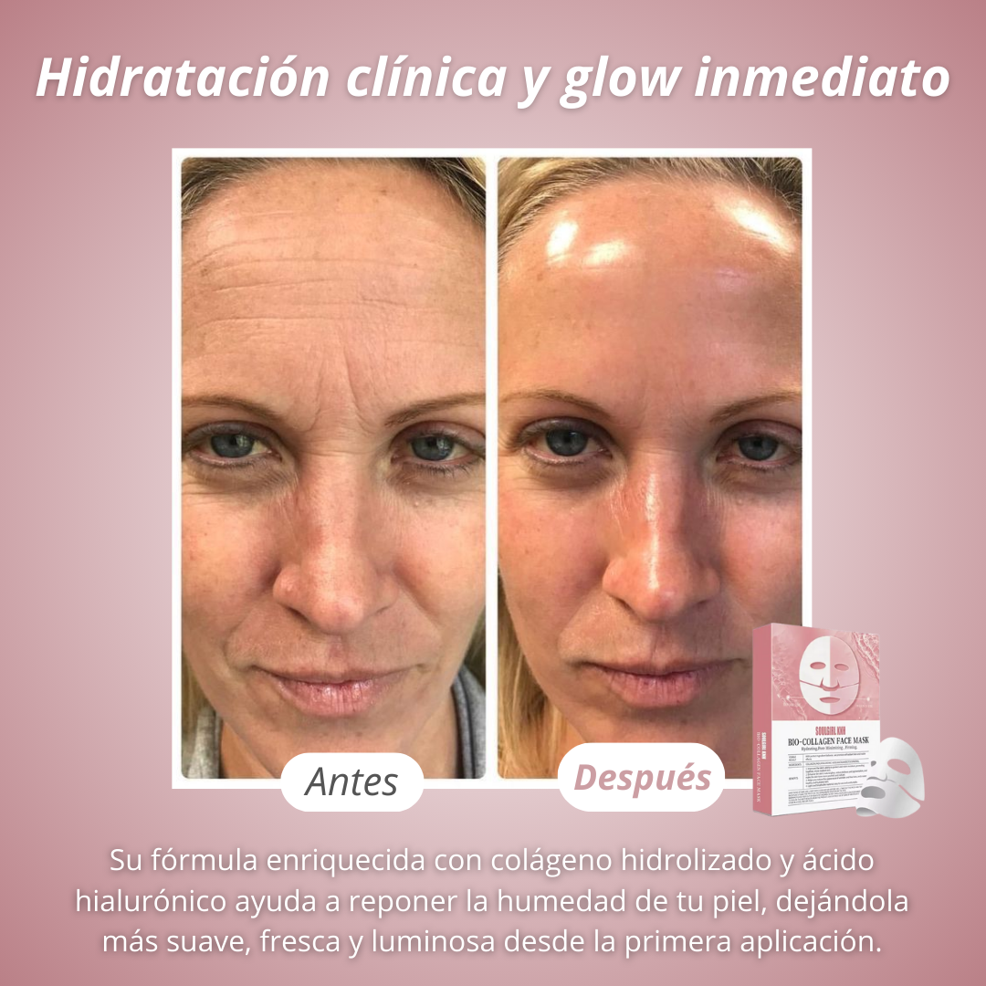 CollagenGlow® Máscara Rejuvenecedora & Luminosa - PROMO 3x2